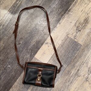 Liz Claiborne Black and Brown Crossbody Bag